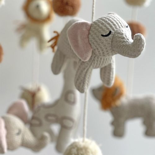 Kendi Safari Baby Mobile | Crane Baby