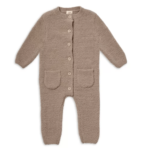 Unisex Fuzzy Long Sleeve Jumpsuit - Baby