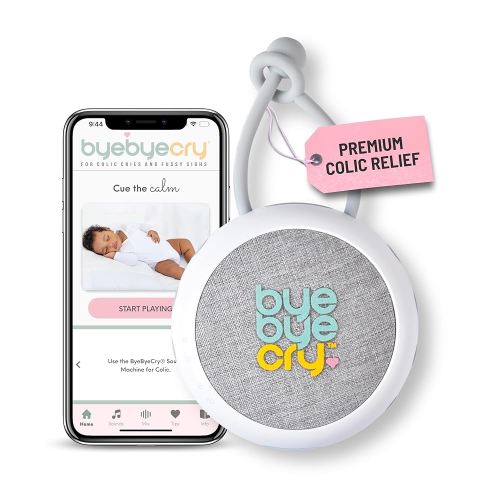 Instant Colic Baby Relief Unique Sound Machine, Pediatrician-Approved, Mom's Choice Award, Colic Specific Engineered Sounds, No Medicine Or Drops, Designed by Mom of Colicky Babies, Colic Calm