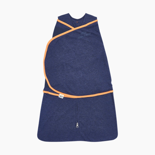 Halo Ideal Temp Wearable Blanket - Navy/Orange, Small