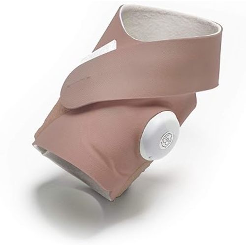 Owlet Accessory Fabric Sock for Dream Sock Baby Monitor, Fits Babies 0 to 18 Months, Dusty Rose (Sensor and Base Station Not Included)
