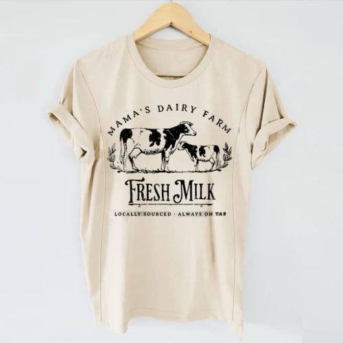 Mama's Dairy Farm Breastfeeding T-Shirt