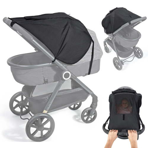 Orzbow Stroller Sun Shade Cover, Removable, Breathable & Stable, Easy to Use, with Zip
