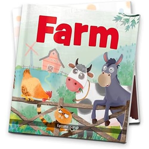 Farm: Illustrated Book On Farm Animals