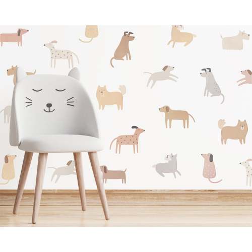 Puppy Parade Wall Decals