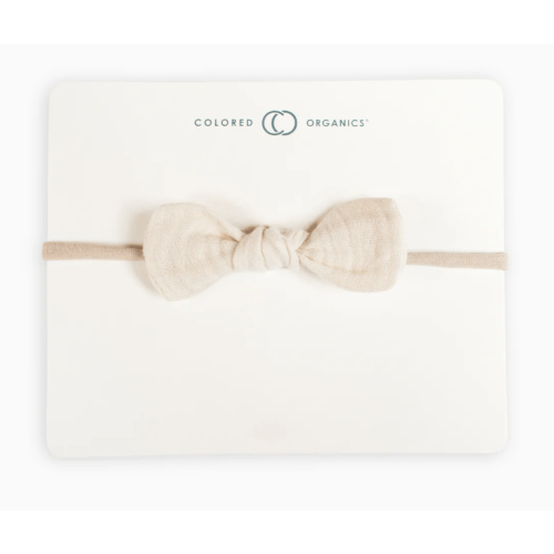 Muslin Dainty Bow - Natural