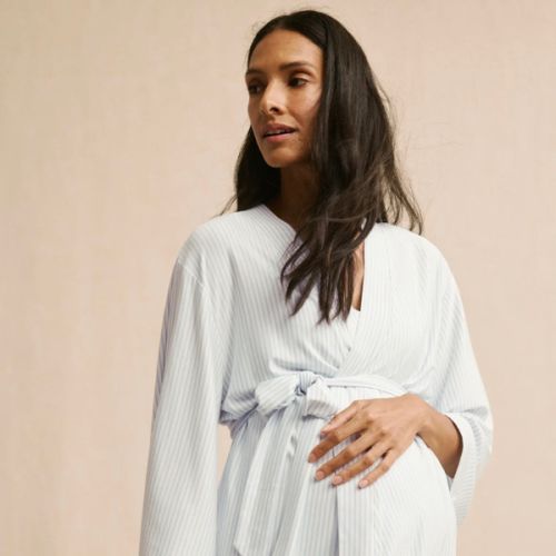LAKE | Women | DreamModal Pajamas | Fog Maternity Kimono Bundle