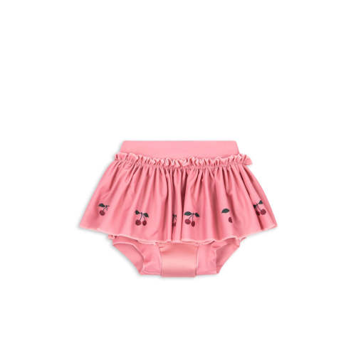 BOBBI FRILL SWIMSHORTS - strawberry ice