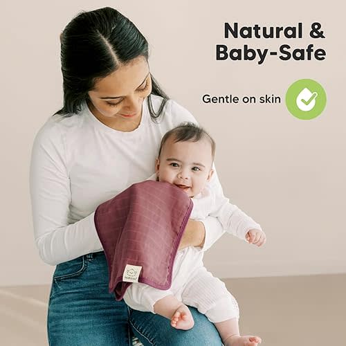 KeaBabies Cotton Muslin Burp Cloths