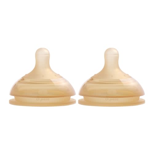 Thyseed Anti-Colic Series Nipple, Extra Slow Flow,0+ Months, 2-Pack