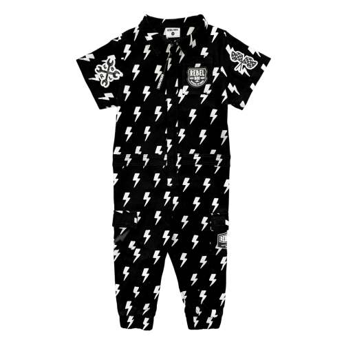 Pit Crew Romper in Jagger