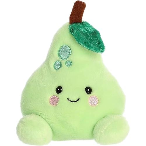 Aurora® Adorable Palm Pals™ Bartlett Pear™ Stuffed Animal - Pocket-Sized Play - Collectable Fun - Green 5 Inches