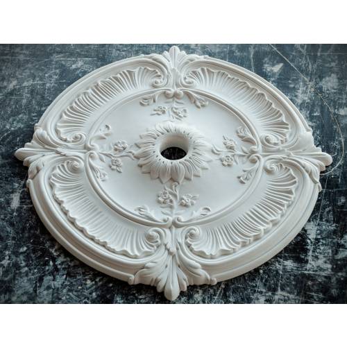 14",22",30" Vintage Plaster Ceiling Medallion-Rosette: Ideal for Light Fixtures, Chandeliers, Fans, and 3D Wall Art Installation, Home