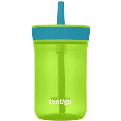Contigo Kid's 14 Oz. Leighton Tumbler With Straw - Cool Lime/juniper