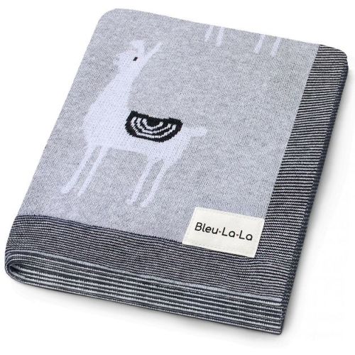 100% Luxury Cotton Soft Knit Swaddle Baby Blanket for Blanket for Newborns and Infants Boys and Girls