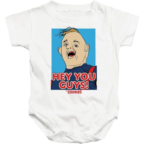Popfunk The Goonies Sloth Hey You Guys Unisex Infant Snap Suit for Baby - White