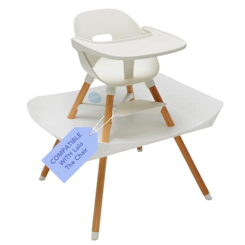 CATCHY - Food Catcher - Compatible with Lalo The Chair High Chair - Highchair Sold SEPARATELY - Baby & Toddler Food & Mess Catcher - Under High Chair Accessory - Baby Feeding Essentials