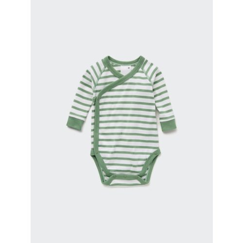 Striped Long Sleeve Bodysuit | Open Front | UNIQLO US, 3-6 Months