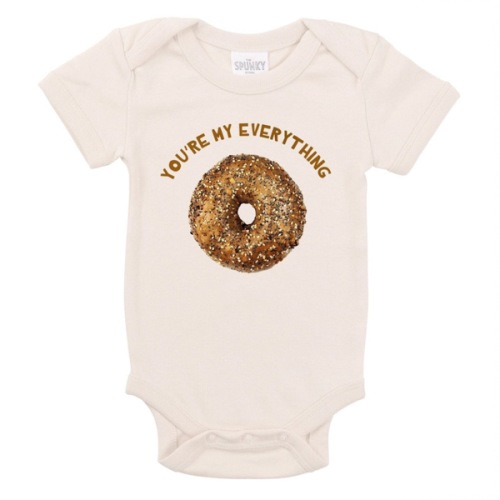 You're My Everything Bagel Baby Onesie