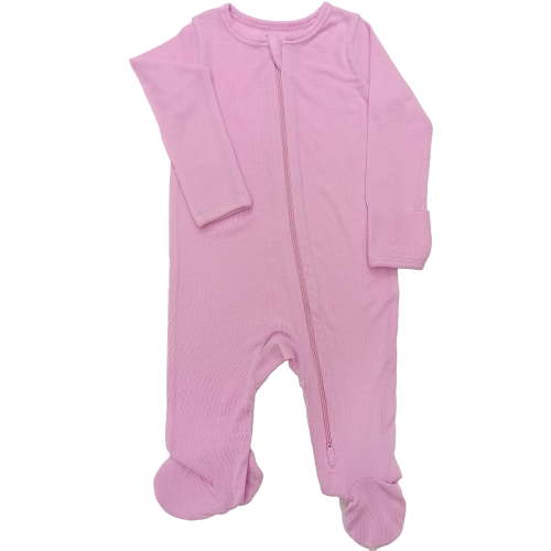 Wonder So Soft Modal by Wonder Nation Baby Unisex Two-Way Zipper Footed Sleep N Play Pajamas, Sizes Preemie-6/9 Months