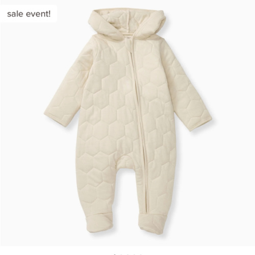 Organic Cotton Honeycomb Quilted Bunting – Burt's Bees Baby