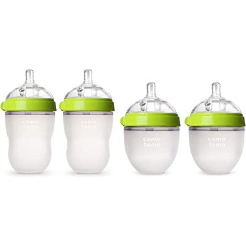 Comotomo Double Pack Bundle, Green (2x250ml, 2x150ml)