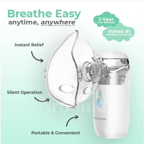 Nroome™ | Best Portable Nebulizer for Kids and Adults