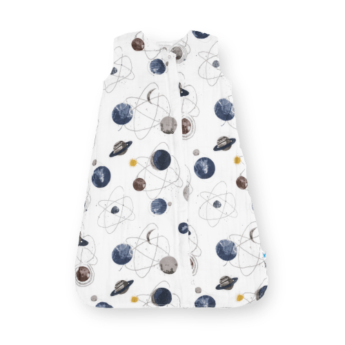 Cotton Muslin Sleep Bag Size M, L, or XL - Planetary