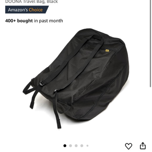 DOONA Travel Bag, Black