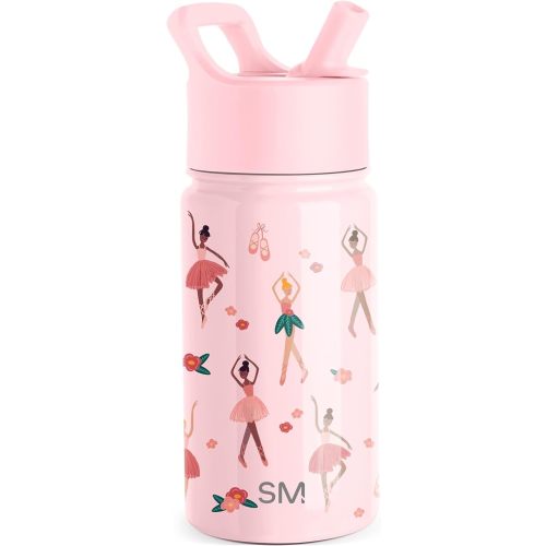 Simple Modern Kids Water Bottle with Straw Lid