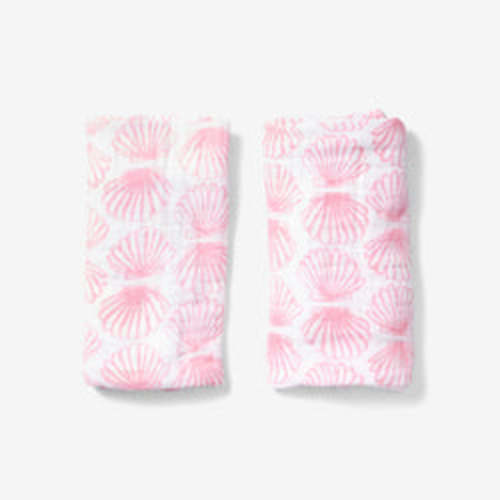 Burp Cloth Set - Scallop | Lilac – Lewis
