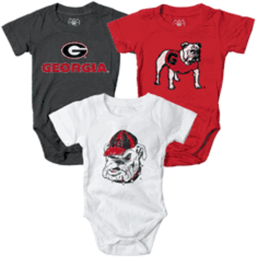 UGA Infant Bodysuit 3 Pack – universityspirit.com