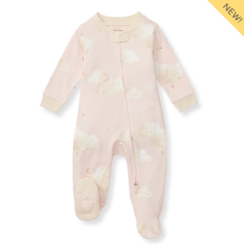 Good Night Sky Organic Cotton Sleep and Play Ranunculus