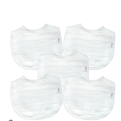 green sprouts® Muslin Bibs made from Organic Cotton (5 pack)