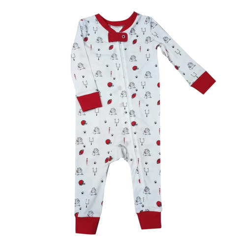 Bulldog Football Playsuit
