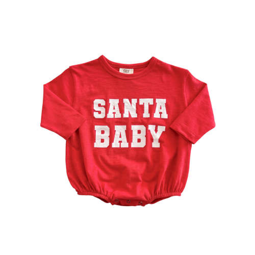 Santa Baby / Organic Long Sleeve T-Shirt Bubble