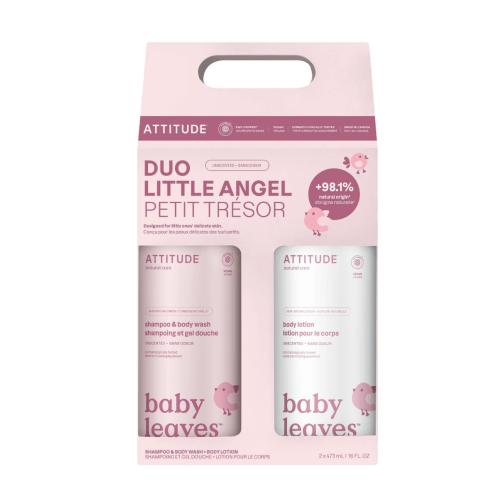 2-in-1 baby shampoo & body wash and body lotion set - EWG Verified® | ATTITUDE