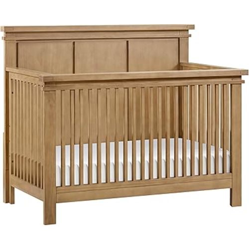 Soho Baby Mystic 4 in1 Crib Convertible, Honey Wood
