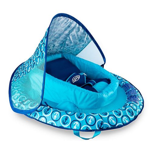 Anchor Infant Baby Spring Float with Sun Canopy in Blue