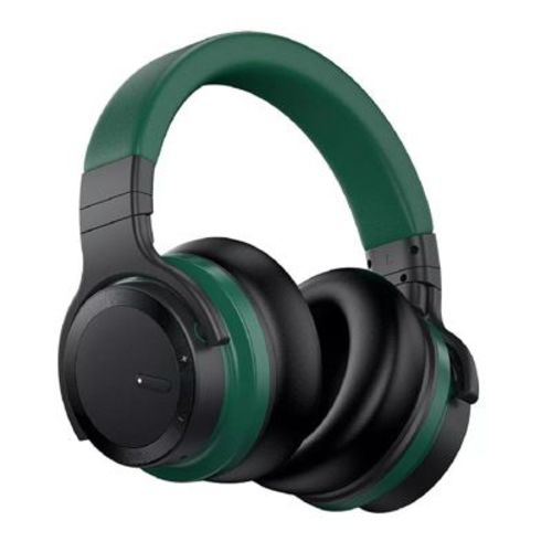 Movssou E7 Active Noise Cancelling Wireless Bluetooth Headphone Green