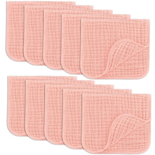 Muslin Burp Cloths Large 100% Cotton By Comfy Cubs