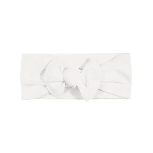 KYTE BABY Rayon Made From Bamboo Bow, (0-3 Months, Cloud)