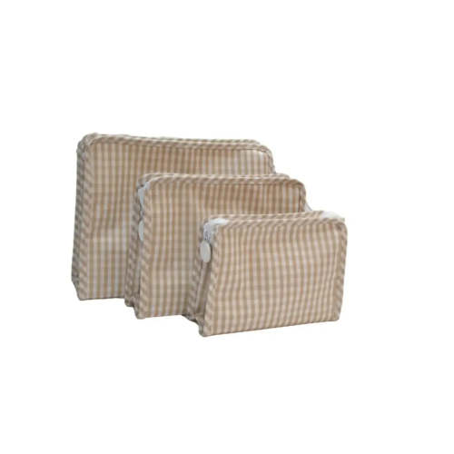 TRVL Roadie Gingham KHAKI
