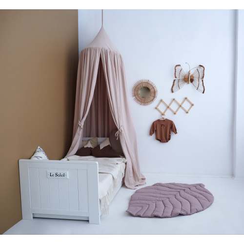 Muslin bed canopy 🤍