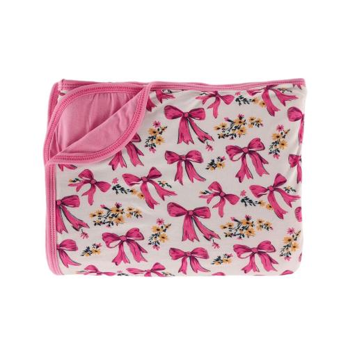 Bloom Bows Bamboo Blanket