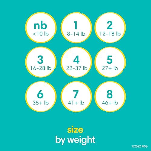 Pampers Baby Diapers - Swaddlers - Size 1, 96 Count, Ultra Absorbent Disposable Infant Diaper