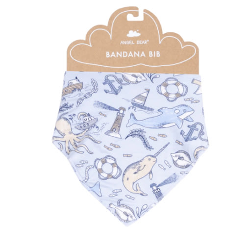 Bandana Bib - Nautical Notebook – Angel Dear
