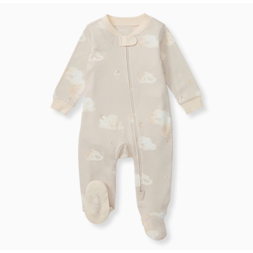Good Night Sky Organic Cotton Sleep & Play - Limestone – Burt's Bees Baby