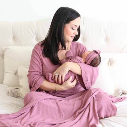 Caden Lane Bamboo Knit Maternity Robe