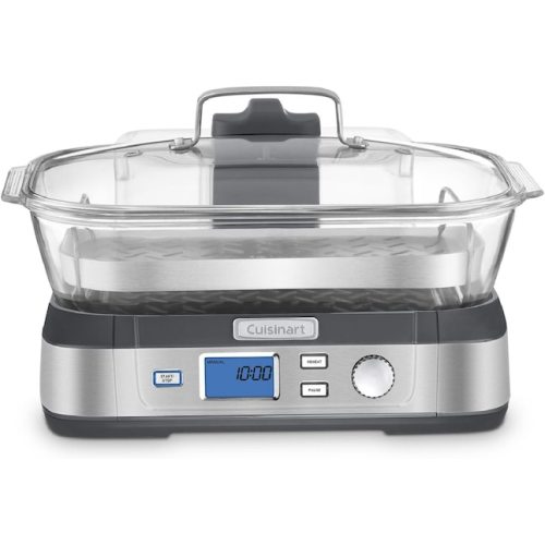 Cuisinart 5.2-Quart 1-Tier Programmable Food Steamer (Stainless Steel) STM-1000 at Lowes.com